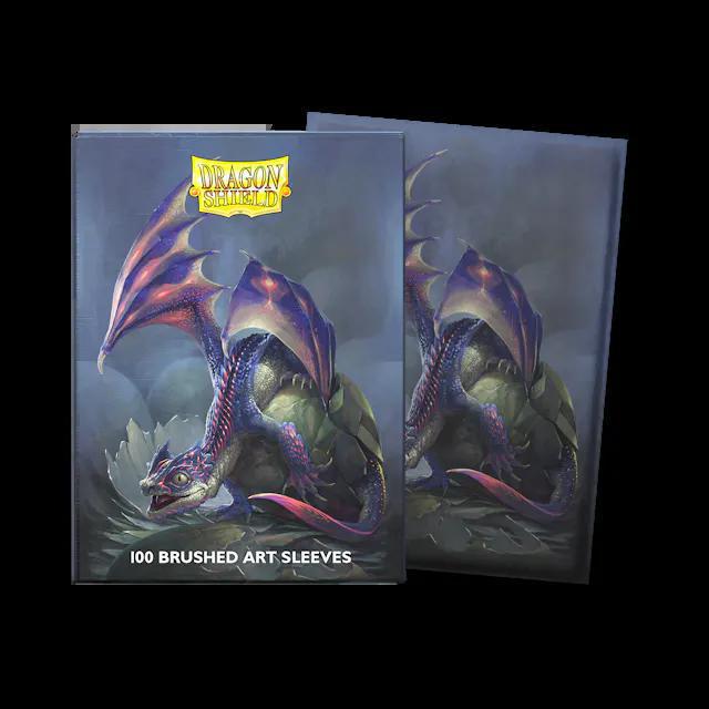 100 Count Brushed Art Dragon Shield Sleeves