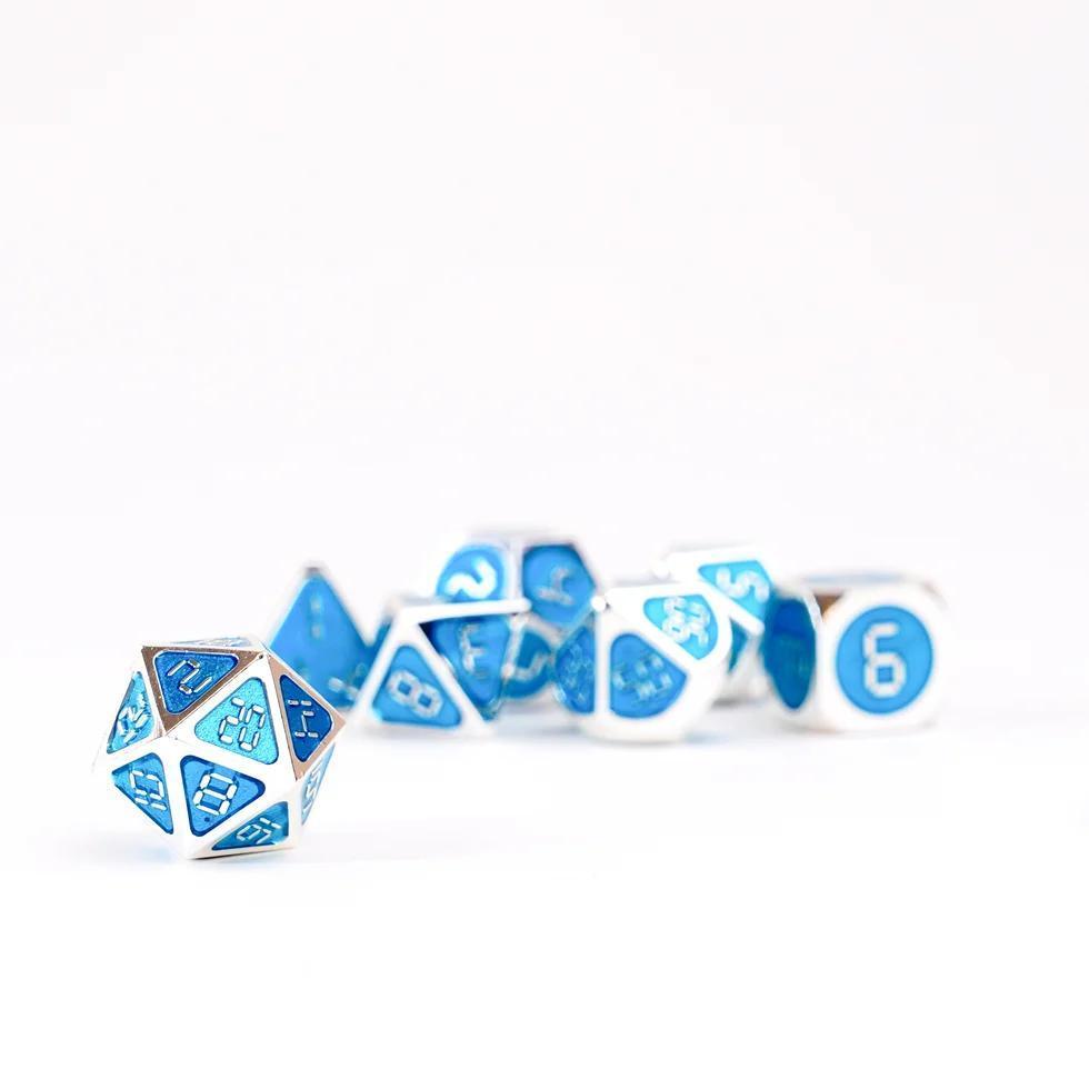 FanRoll Metal 7 Dice Set