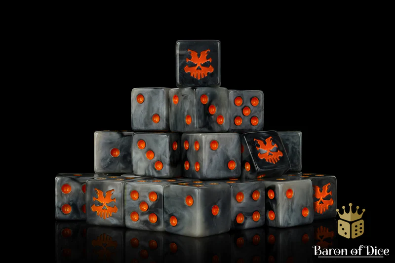 Baron of Dice 25 Count Square Corner Imperial Dice