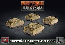 Brummbar Assault Tank Platoon (Late War x4)
