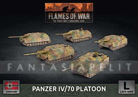 Panzer IV/70 Tank Platoon (Late War x5 Plastic)