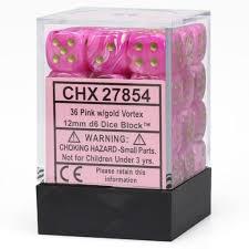 36 Count D6 Vortex Chessex Dice Cube