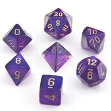 7 Die Borealis Chessex Dice Sets