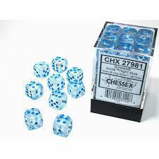 36 Count D6 Borealis Chessex Dice Set