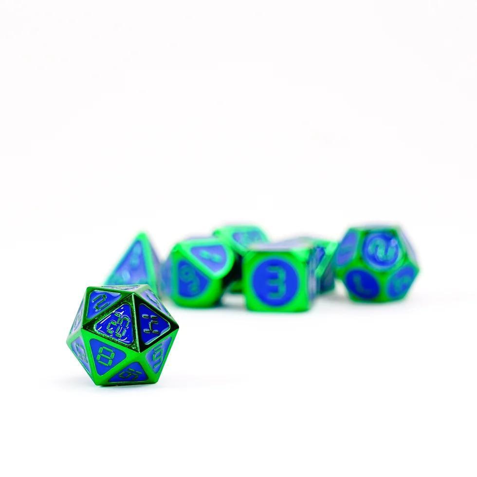 FanRoll Metal 7 Dice Set