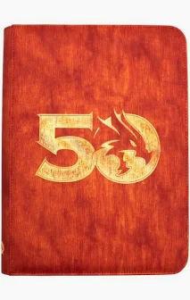 Portfolio: D&D  Leatherette Book Folio- 50th Anniversary