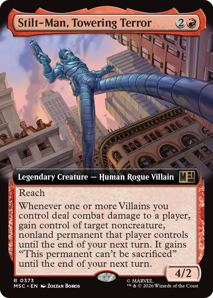 Stilt-Man, Towering Terror