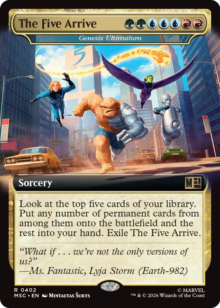 The Five Arrive - Genesis Ultimatum