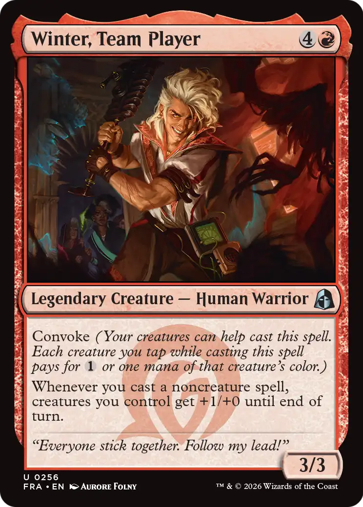 Winter, Team Player