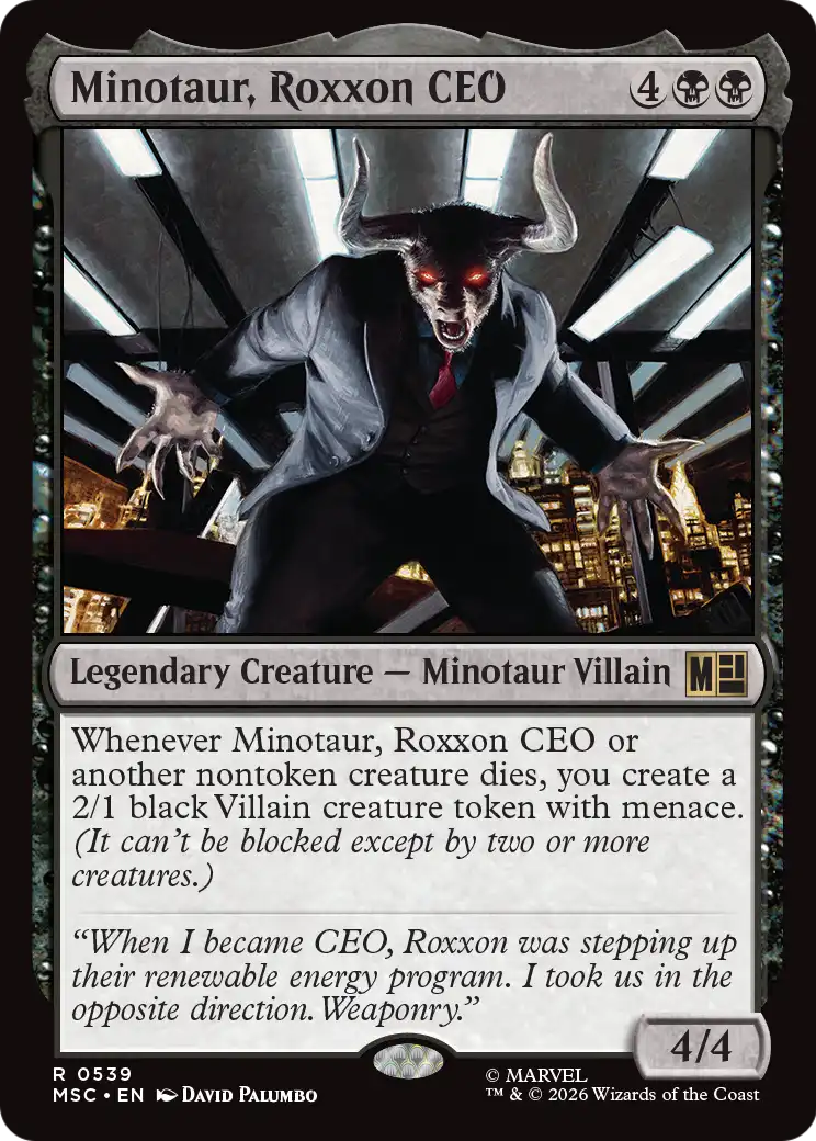 Minotaur, Roxxon CEO