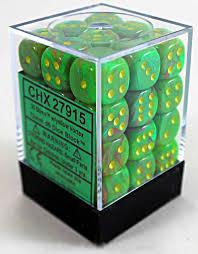 36 Count D6 Vortex Chessex Dice Cube