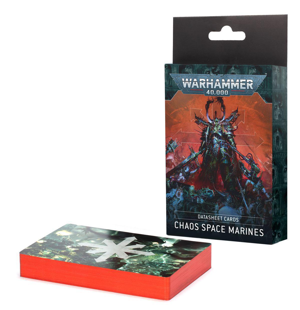 DATACARDS CHAOS SPACE MARINE 2024 (10th edition)