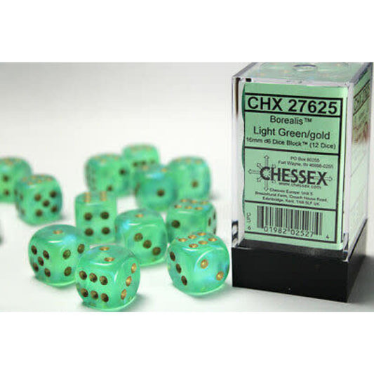 Borealis Light Green/Gold D6
