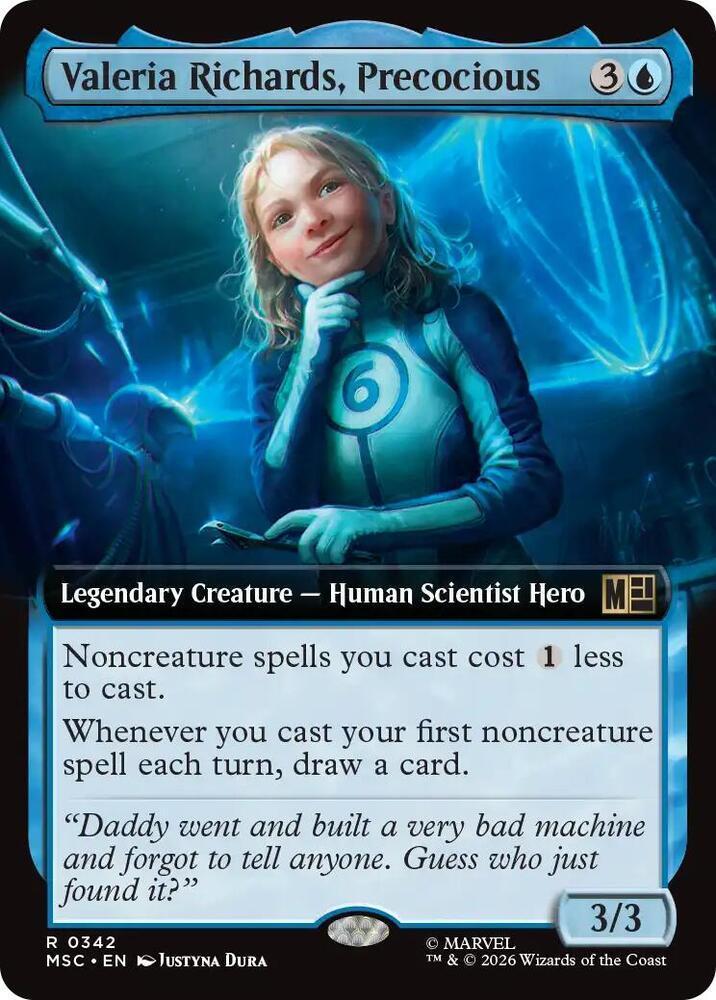Valeria Richards, Precocious
