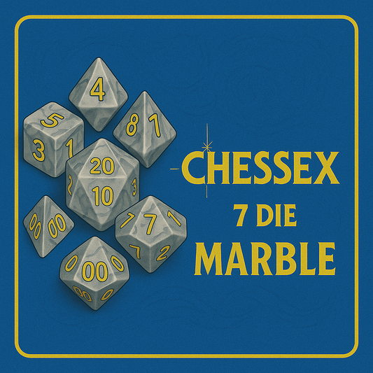 7 Die Marble Chessex Set