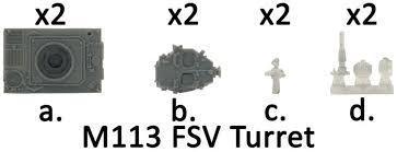 Vietnam M113 FSV (Turrets)