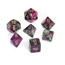 7 Die Gemini Chessex Set