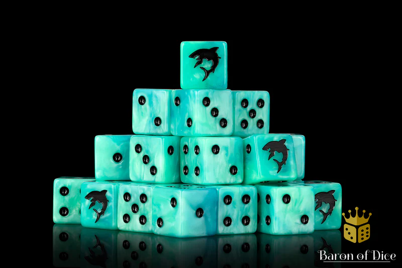 Baron of Dice 50 Count Square Corner Imperial Dice