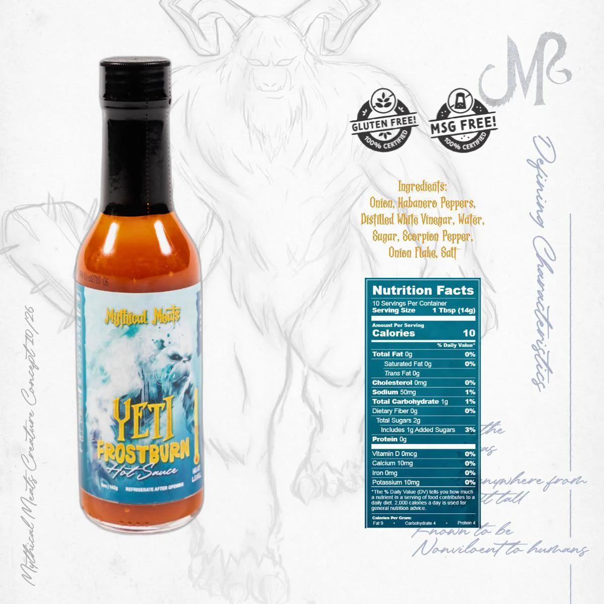Mythical Meats Hot Sauces 5oz