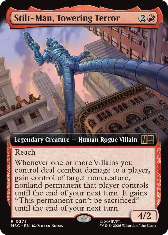 Stilt-Man, Towering Terror