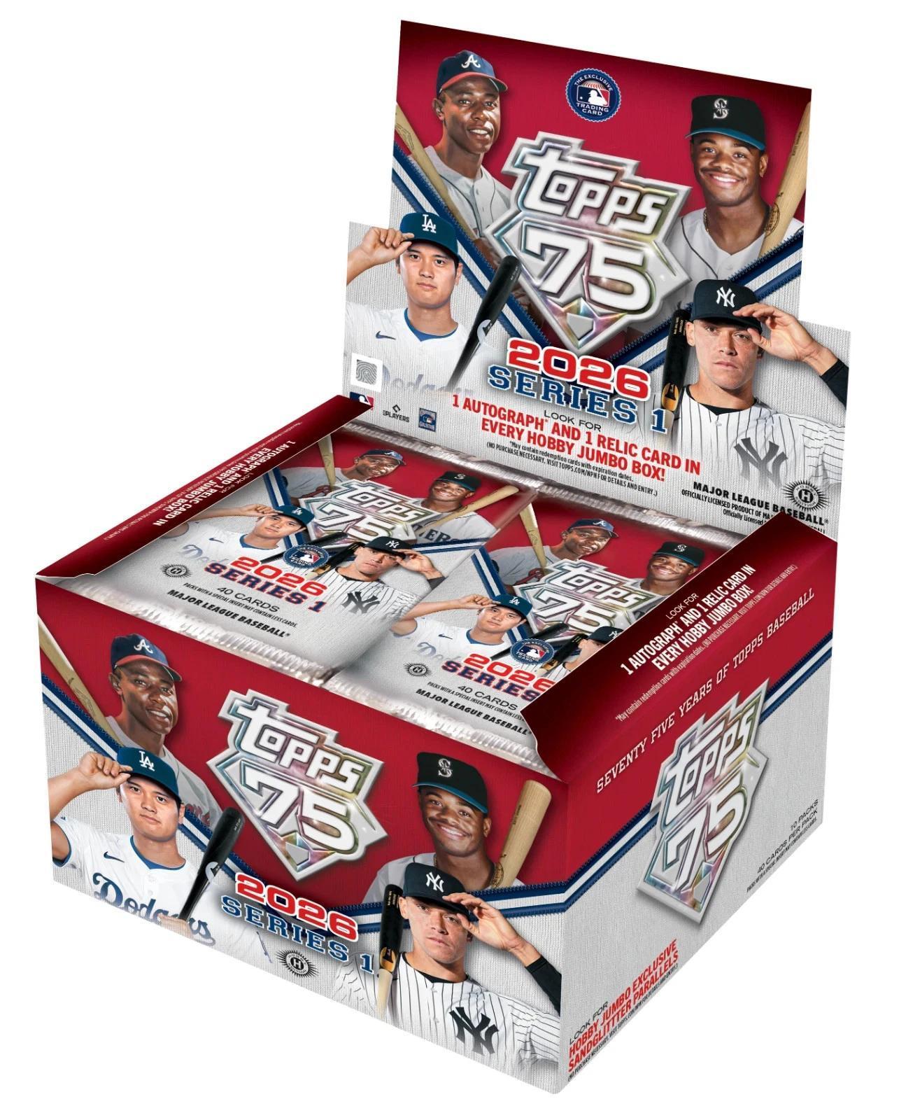 2026 Topps Series 1 Baseball -  Jumbo Box