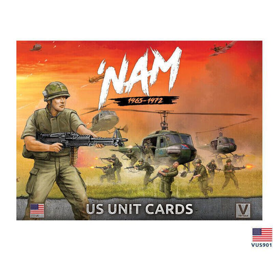 US Unit Cards United States Forces in Vietnam War Game