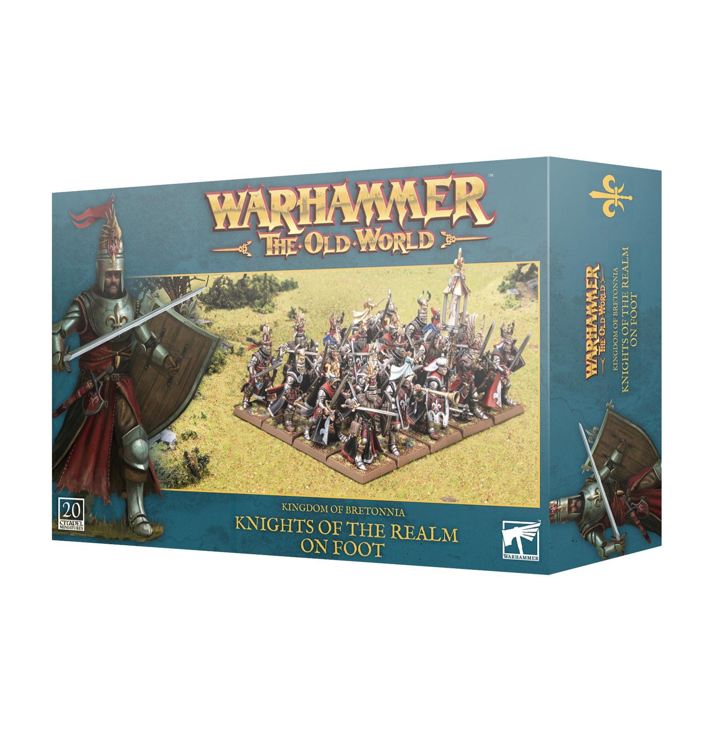 WARHAMMER: OLD WORLD: KINGDOM OF BRETONNIA KNIGHTS OF THE REALM ON FOOT