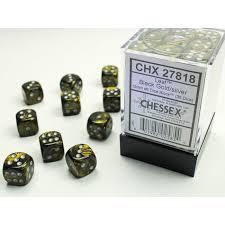 36 Count D6 Leaf Chessex Dice Block