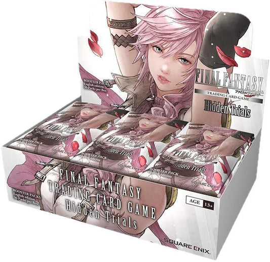 Final Fantasy TCG: Opus 23- Hidden Trials Booster Display