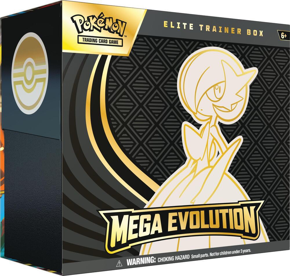 pokemon mega evolutions gold cards Pokemon Mega Evolutions Elite Trainer Box – Champion Card Collector