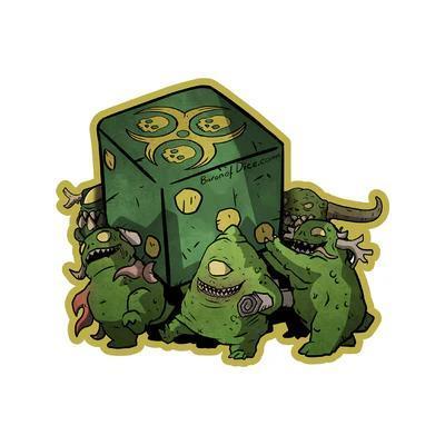 Baron Premium Vinyl Dice Stickers