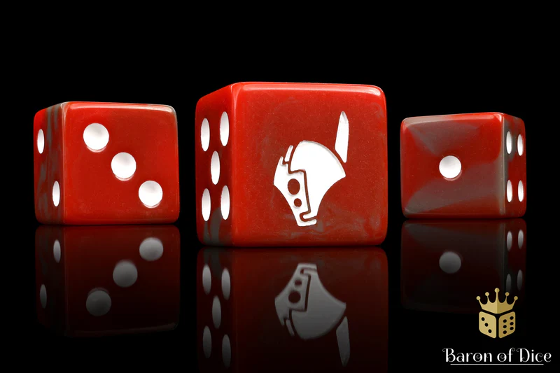 Baron of Dice 50 Count Square Corner Xenos Dice