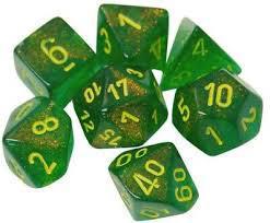 7 Die Borealis Chessex Dice Sets