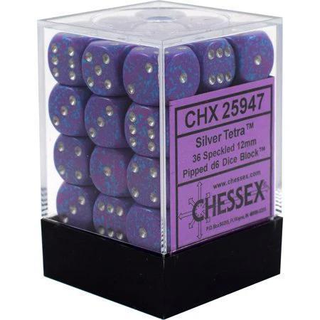 36 Count D6 Speckled Chessex Dice Cube