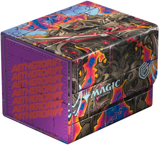 Deck Case: Sidewinder 100+ Xenoskin MTG- “Aetherdrift” - Oildeep Gearhulk