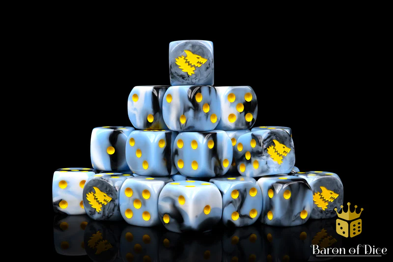 Baron of Dice 50 Count Square Corner Imperial Dice