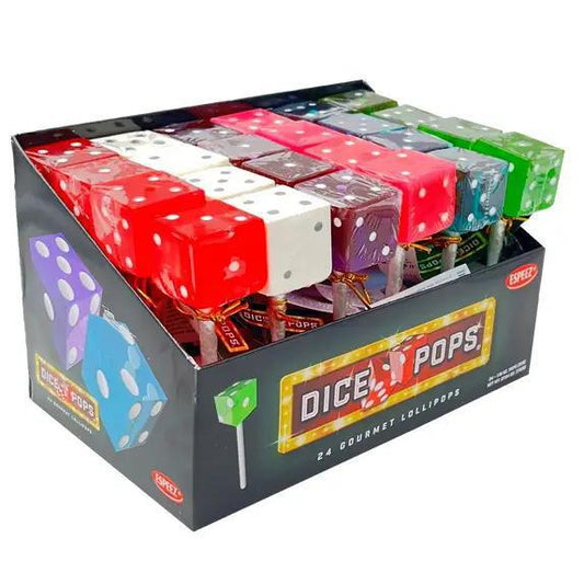 Dice Lollipops