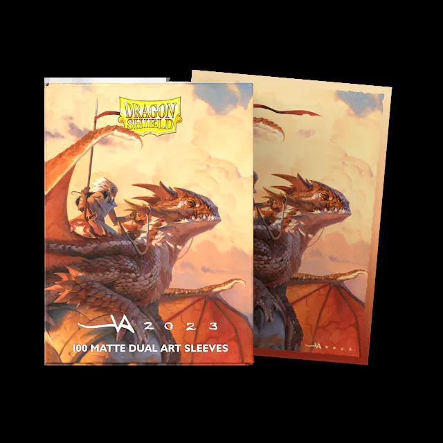 100 Count Matte Art Dragon shield  Card Sleeves