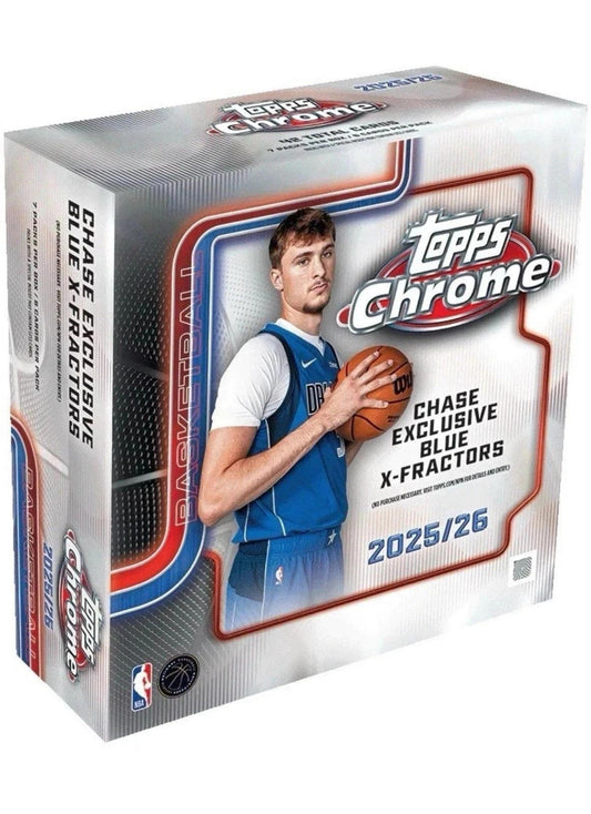 2025-26 Topps Chrome Basketball Mega Box