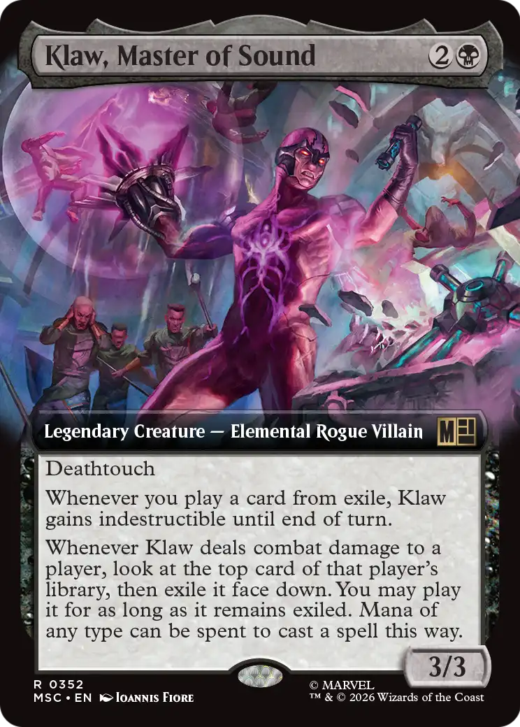 Klaw, Master of Sound