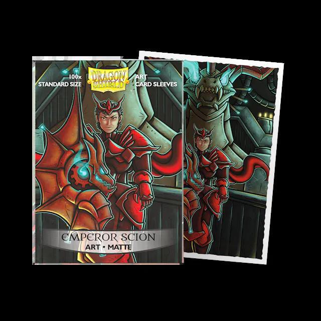 100 Count Matte Art Dragon shield  Card Sleeves