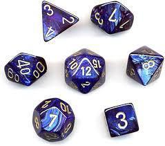 7 Die Scarab Polyhedral Dice Cube