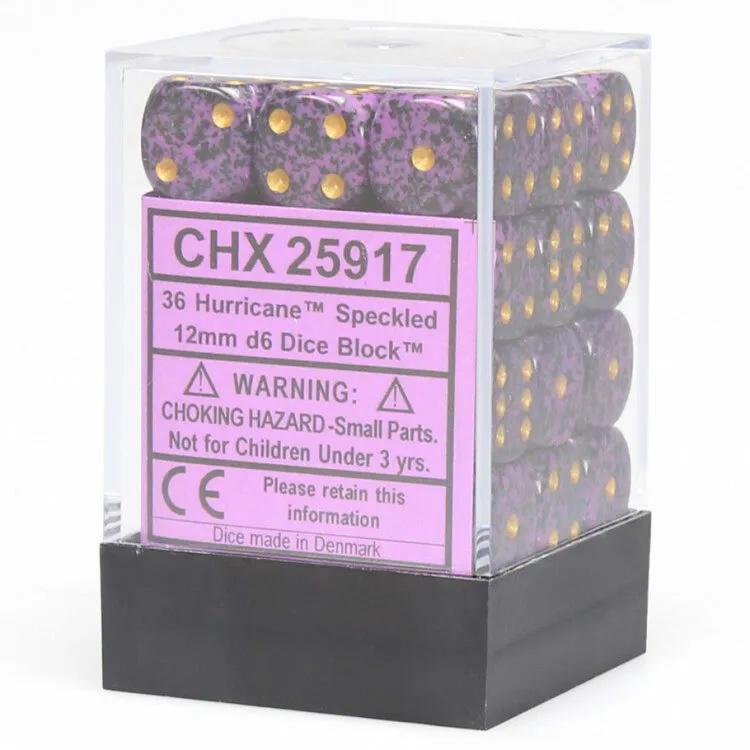 36 Count D6 Speckled Chessex Dice Cube