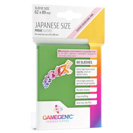 PRIME Sleeves: Japanese Sized Sleeves Green