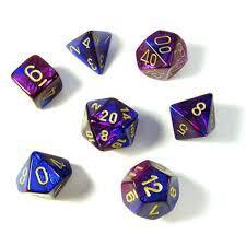 7 Die Gemini Chessex Set