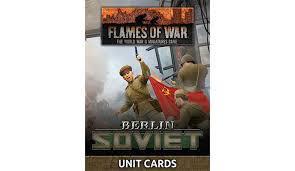 Berlin Soviet Unit Cards