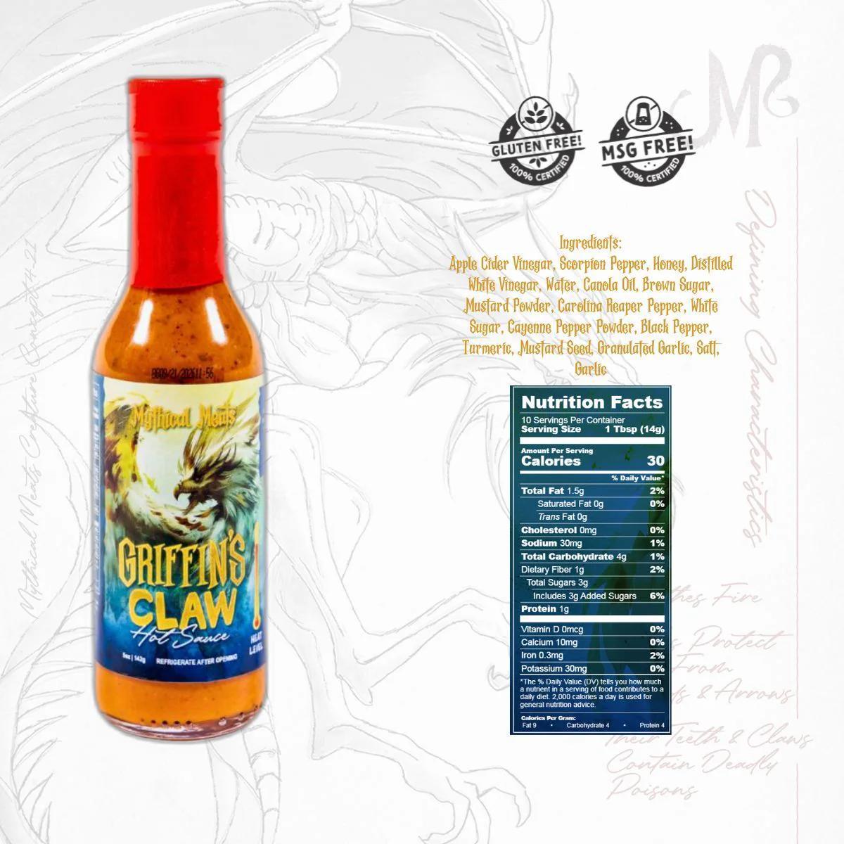 Mythical Meats Hot Sauces 5oz