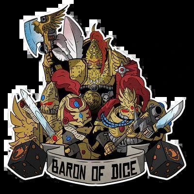 Baron Premium Vinyl Dice Stickers