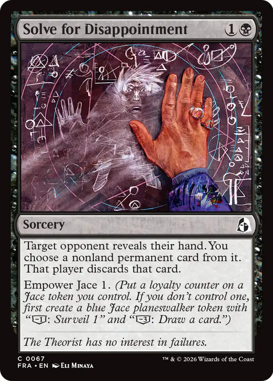 Solve for Disappointment
