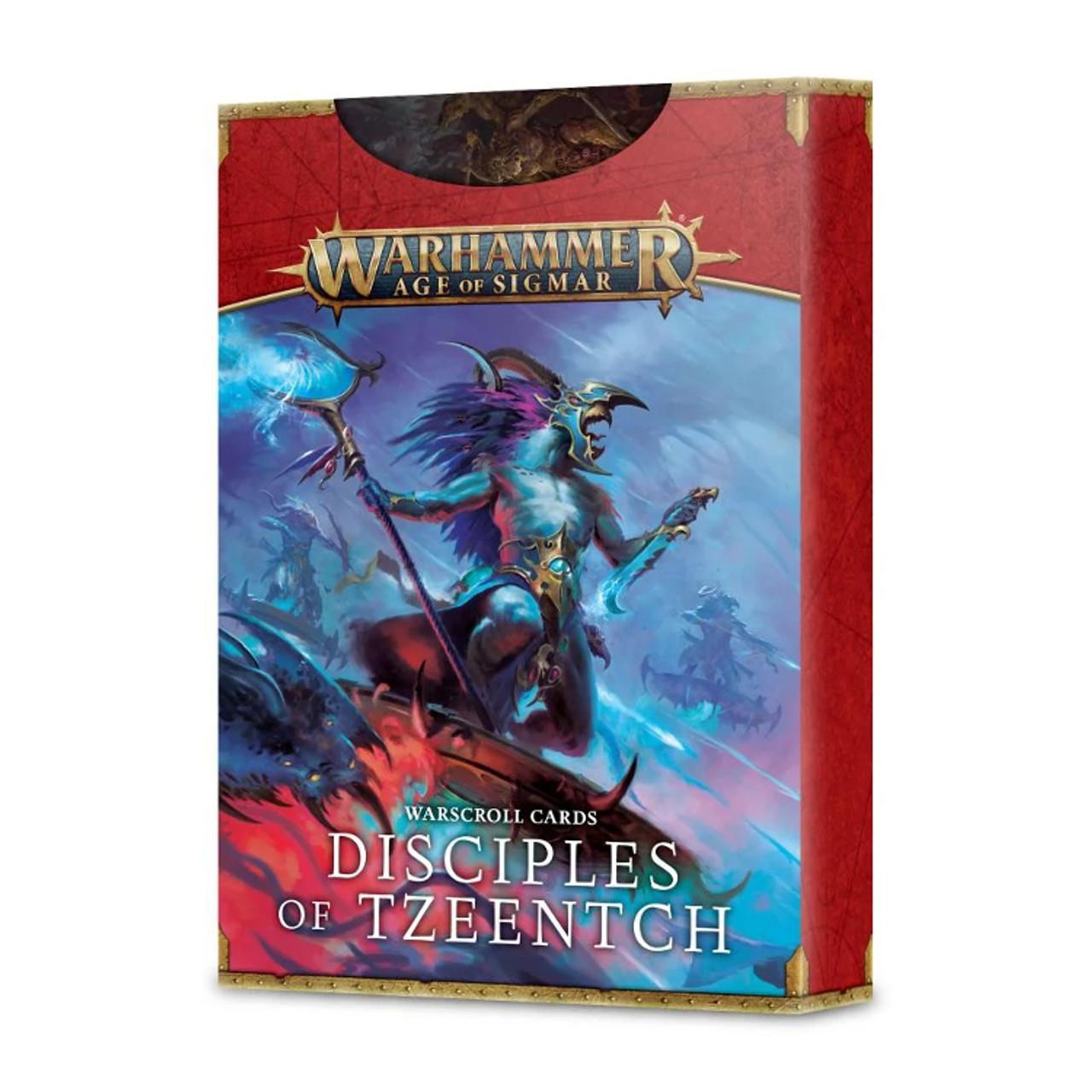 Disciples Of Tzeentch Warscroll Cards